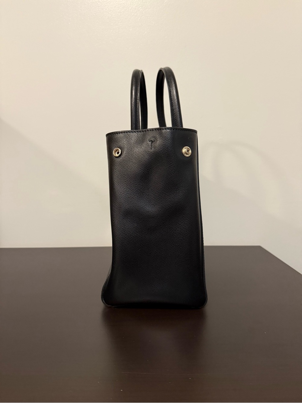 Furla Metropolis Medium Satchel Black Saffiano Leather Top Handle Crossbody - Picture 5 of 16